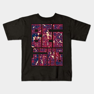 Beijing, China City Map Typography - Hope Kids T-Shirt